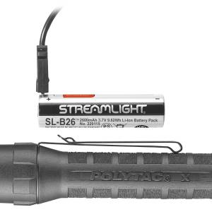 POLYTAC X USB 600LM BLACK - MULTI-FUEL FLASHLIGHT