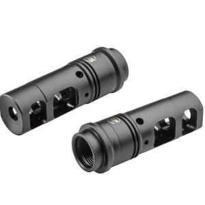 MUZZLE BRAKE QD 338LAP 5/8X24 - SFMB-338-5/8-24