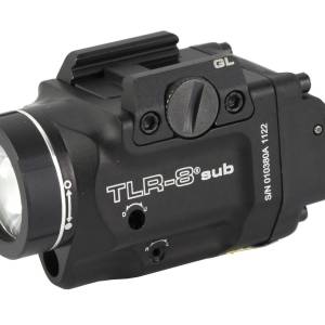 TLR-8 SUB 500LM G43X LGT/LSR - RAIL MOUNTED LIGHT|RED LASER