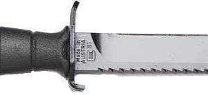FIELD KNIFE W/SAW BLACK PKG - PACKAGED