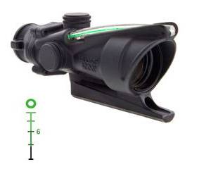ACOG 4X32 .223 BAC DONUT GRN - TA31-G | GREEN DONUT RETICLE