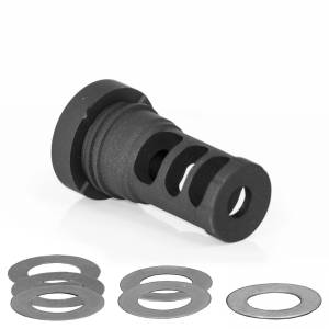 MUZZLE BRAKE 30CAL LTA 1/2-28 - INCLUDES SHIM KIT