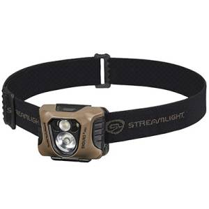 ENDURO PRO HEADLAMP COYOTE - WHITE & GREEN LEDS | AAA